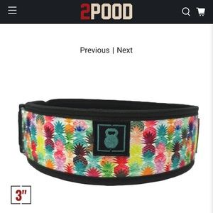2Pood 3” Weightlifting Belt